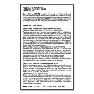 Big D Industries Enzym D Digester Deodorant, Mint, 1 Gal, Bottle, 4-carton freeshipping - TVN Wholesale